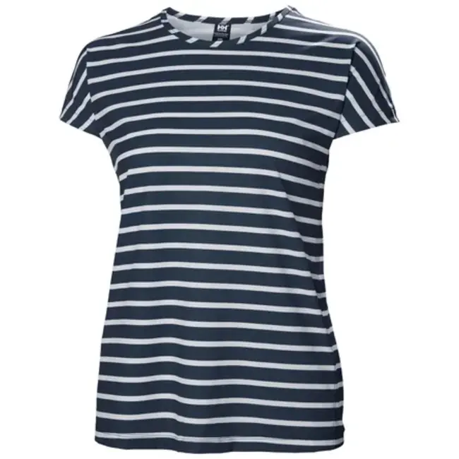 T-shirt Thalia Summer Donna Helly Hansen Peach Echo Navy Stripe